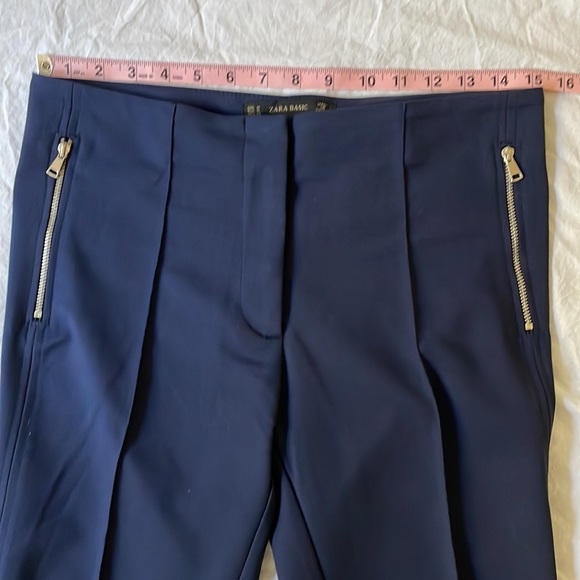 Zara Navy Cigarette Pants - Picture 4 of 11